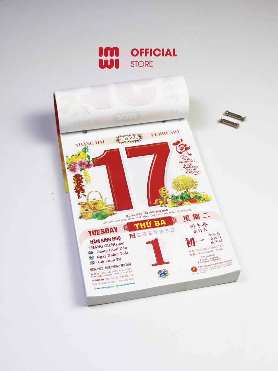 Lợi ích khi sử dụng bloc lịch đại đặc biệt 17×24cm