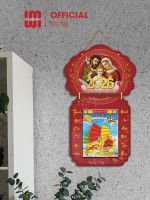 Lịch treo tường bằng gỗ Công giáo Thánh Gia LGV26701 0