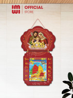 Lịch treo tường bằng gỗ Công giáo Thánh Gia LGV26701 1