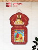 Lịch treo tường bằng gỗ Công giáo Chúa Giêsu LGV26703 2