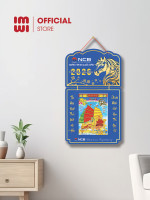 Lịch treo tường bằng gỗ in logo Ngân Hàng NCB mẫu mới 2026 2