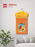 Lịch treo tường bằng gỗ in logo Ngân Hàng SHB 0