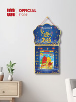 Lịch treo tường bằng gỗ in logo Ngân Hàng Sacombank 2