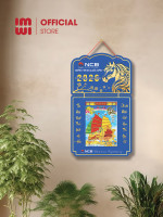 Lịch treo tường bằng gỗ in logo Ngân Hàng NCB mẫu mới 2026 1