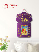 Lịch treo tường bằng gỗ in logo Ngân Hàng TP Bank 1