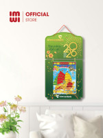 Lịch treo tường bằng gỗ in logo Ngân Hàng Vietcombank 0