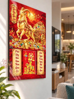 Lịch gỗ tráng gương 40x60cm Tấn Tài Tấn Lộc LGV27T4-13 1