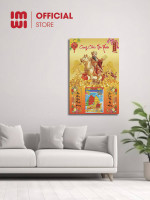 Lịch gỗ treo tường Thần Tài 40x60cm LGV26424 0
