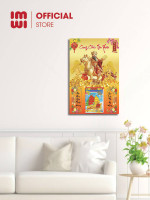 Lịch gỗ treo tường Thần Tài 40x60cm LGV26424 1