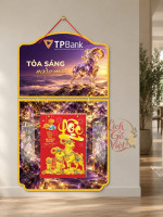 Lịch gỗ 2 thân TPBank 2027 – Tỏa sáng ngày mai 0