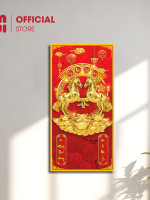 Lịch gỗ phong thuỷ treo tường Song Mã Cát Tường LGV26429 4
