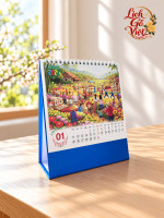 Lịch chữ A để bàn 19x21cm LGVB019 1