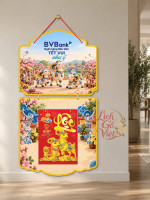 Lịch gỗ 2 thân BVBank 2027 – Tết vui như ý 2