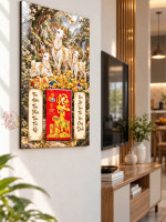Lịch gỗ tráng gương 40x60cm Tam Dương Ngọc Lộc LGV27T4-16 1