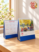 Lịch chữ A để bàn 19x21cm LGVB019 2