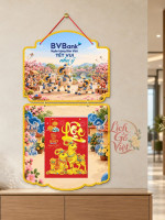 Lịch gỗ 2 thân BVBank 2027 – Tết vui như ý 0