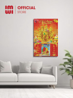 Lịch gỗ treo tường 40x60cm Mã Đáo Thành Công LGV26427 1