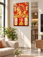 Lịch gỗ tráng gương 40x60cm Kim Dương Tấn Lộc LGV27T4-25 1