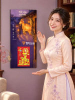 Lịch gỗ Ngân hàng TPBank năm 2027 – Thắp Sáng Khởi Đầu 30x60cm  1