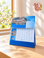 Lịch chữ A để bàn 16x24cm LGVB020 4
