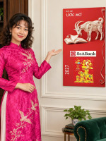 Lịch gỗ Ngân hàng SeABank năm 2027 – Nối Dài Ước Mơ 30x60cm 1