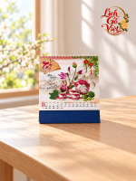Lịch chữ A để bàn 19x21cm LGVB019 3