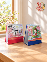 Lịch chữ A để bàn 19x21cm LGVB019 7