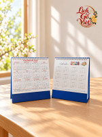 Lịch chữ A để bàn 19x21cm LGVB019 8