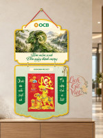 Lịch gỗ 2 thân OCB 2027 – Ươm mầm xanh 2
