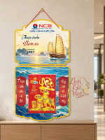 Lịch gỗ 2 thân NCB 2027 – Thuận buồm Vươn xa 1