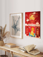 Lịch gỗ Chữ Phúc 40x60cm in logo doanh nghiệp LGV26421 1