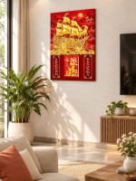 Lịch gỗ treo tường 2027 Kim Dương Thuận Phong 40x60cm LGV27T4-35 1