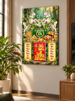Lịch gỗ tráng gương 40x60cm Song Dương Phúc Lộc LGV27T4-07 1