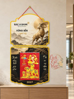 Lịch gỗ 2 thân BacABank 2027 – Vững bền giá trị 2