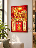 Lịch gỗ tráng gương 40x60cm Tấn Tài Tấn Lộc LGV27T4-13 0