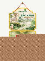 Lịch gỗ 2 thân Vietcombank 2027 – Sắc xanh tương lai — Hồ sen ngọc 2