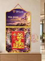Lịch gỗ 2 thân TPBank 2027 – Tỏa sáng ngày mai 2