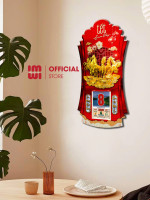 Lịch gỗ phong thuỷ mã đáo thành công LGV26102 3