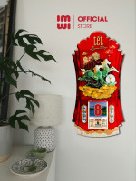 Lịch gỗ phong thuỷ mã đáo thành công LGV26104 2