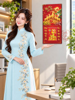 Lịch Gỗ Tráng Gương Ngũ Phúc Lâm Môn LGV27T3-01 2