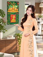 Lịch Gỗ Tráng Gương Tam Dương Khai Thái LGV27T3-02 2