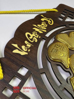 Lịch treo tường bằng gỗ Chữ Phúc phong thủy LGVSE04-26 Mẫu mới 2026 9