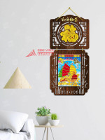 Lịch treo tường bằng gỗ Chữ Phúc phong thủy LGVSE04-26 Mẫu mới 2026 3