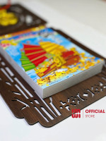 Lịch treo tường bằng gỗ Chữ Phúc phong thủy LGVSE04-26 Mẫu mới 2026 5