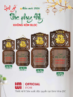 Lịch treo tường Chữ Phúc LGVSE04B-26 - Bloc nhiều kích thước 4