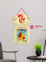 Lịch gỗ treo tường Chữ Thọ LGVSE02 cao cấp 7