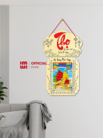 Lịch gỗ treo tường Chữ Thọ LGVSE02 cao cấp 10