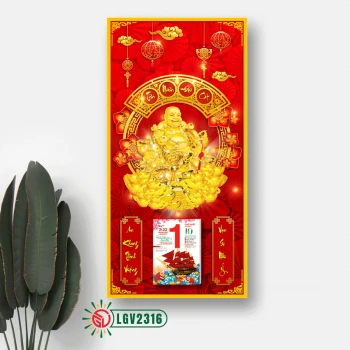 Lịch gỗ Phật Giáo