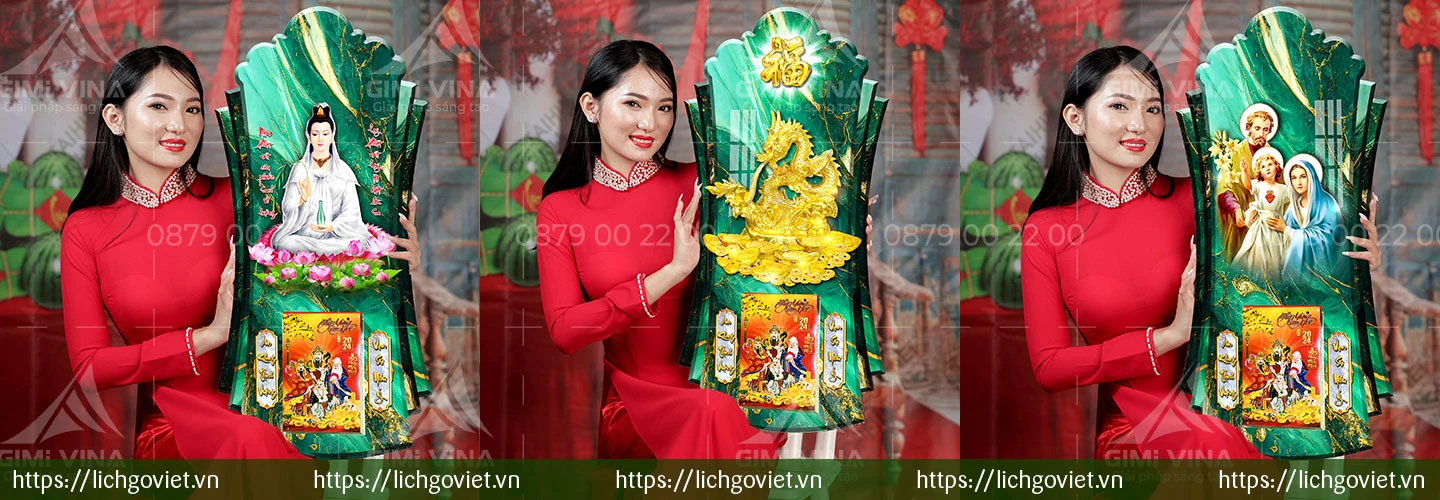 Banner Lịch gỗ Việt