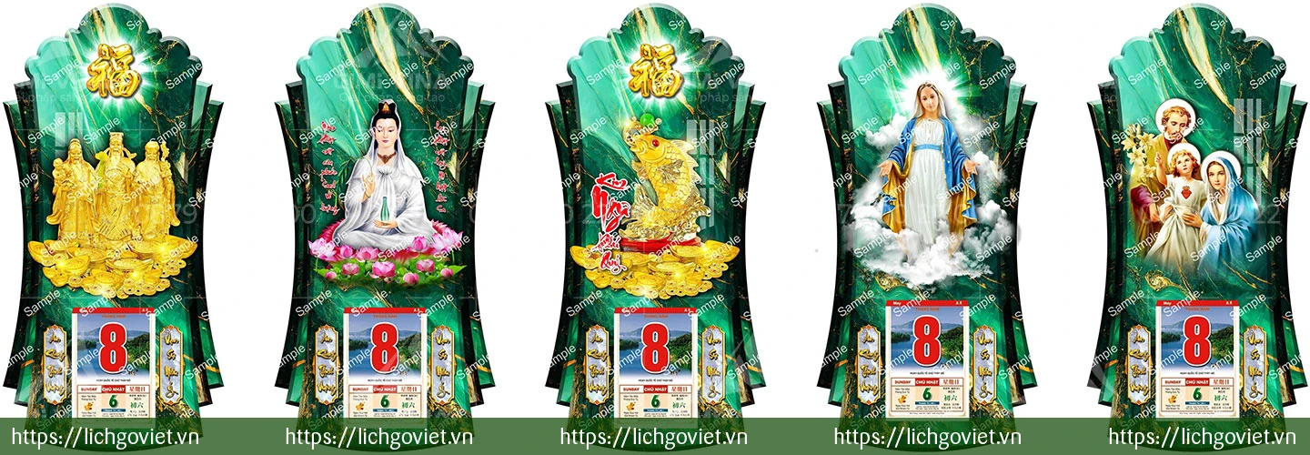 Banner Lịch gỗ Việt